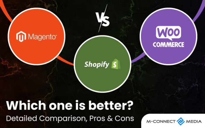 Magento vs. Shopify vs. WooCommerce: Which One is Better? Detailed ... Magento vs. Shopify vs. WooCommerce: Which One is Better? Detailed ...